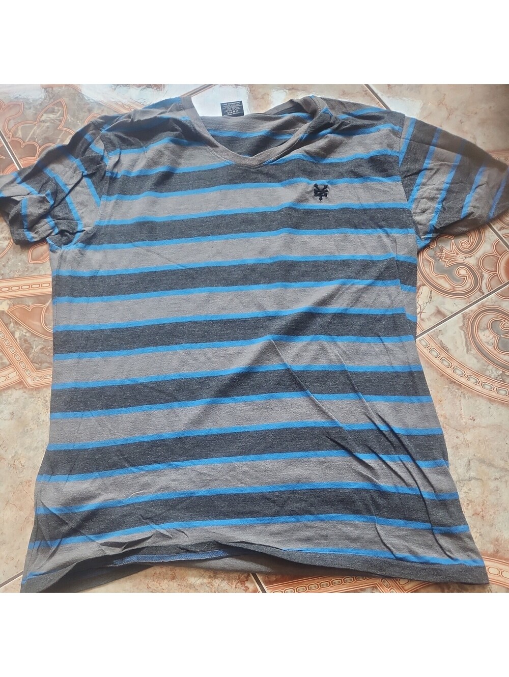 Zoom York Size Small Grey Blue Shirt